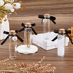 4 Stück Glas-Korken-Wunschflasche&nbsp;AJEW-DR00050