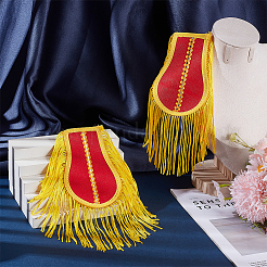 Schulterklappen mit Stoffquasten&nbsp;DIY-WH0816-203B