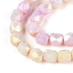 Brins de perles de verre électrolytiques anti-ternissement&nbsp;GLAA-N057-6mm-07