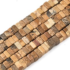 Natürliches Bild Jaspis Perlen Stränge&nbsp;G-A280-C04-01