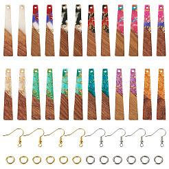 DIY-Set zur Herstellung trapezförmiger Ohrhänger&nbsp;DIY-TA0009-05