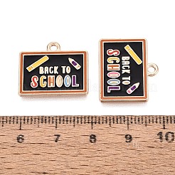 Pendentifs en alliage émaillé pour la rentrée scolaire&nbsp;ENAM-Q004-01KCG-03
