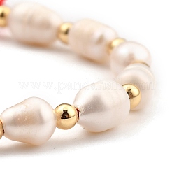 Bracciali di perline intrecciati con filo di nylon regolabile&nbsp;BJEW-JB05382-01
