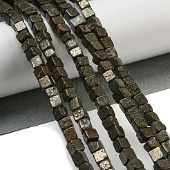 Natürliche Pyrit Perlen Stränge&nbsp;G-F631-K29