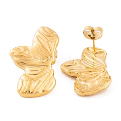 Boucles d'oreilles à tige en acier inoxydable 304 avec placage ionique (IP) pour femmes&nbsp;EJEW-L272-034G-07