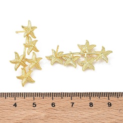 Boucles d'oreilles en laiton pour femmes&nbsp;EJEW-A167-02B-G