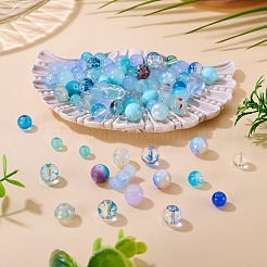 80g transparente Glasperlen&nbsp;DGLA-TA0001-47F