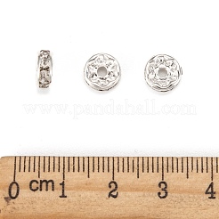 Messing Klasse A Strass Zwischenperlen&nbsp;RB-A014-Z8mm-01S
