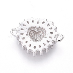 Connettori in ottone micro pavimentato in zirconia cubica&nbsp;ZIRC-I032-07P