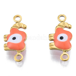 304 Edelstahl Emaille Verbindungsstück Charms&nbsp;STAS-N092-177