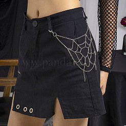 Gothic-Stil Legierung Spinnennetz Hosenketten für Frauen Männer&nbsp;FS-WGF5DC8-01
