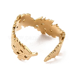 Ionenplattierung (IP) 304 Edelstahl-Fingerringe&nbsp;RJEW-L102-30G