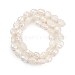 Fili di perle di perle d'acqua dolce coltivate naturali&nbsp;PEAR-P064-20C-04C