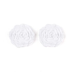Cabochons fleur en résine opaque&nbsp;CRES-T025-28C-02