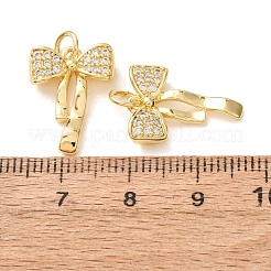 Pendentifs en laiton zircon cubique transparent&nbsp;CU-E003-06G