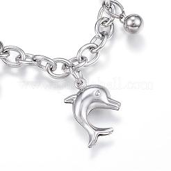 Anlaufgeschützte Bettelarmbänder aus Edelstahl 304&nbsp;BJEW-G544-04P