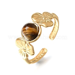 Anillos abiertos de acero inoxidable 304 para mujer&nbsp;GG-CBAE295-01G-06