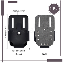 Porte-mètre ruban en cuir PU pour ceinture&nbsp;TOOL-WH0059-080C