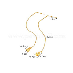 Orecchini a nappa in acciaio inossidabile 304 per donna&nbsp;WG27079-01