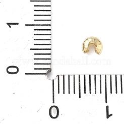 Couvre de perles à écraser en laiton &nbsp;X-KK-C156-08A-G
