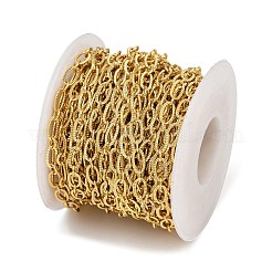 Chaînes à maillons ovales texturées en laiton&nbsp;CHC-A011-05G