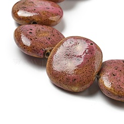 Abalorios de la porcelana hecha a mano hilos&nbsp;PORC-B002-16A