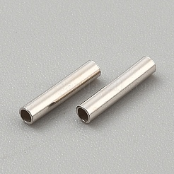 925 plata esterlina abalorios del tubo&nbsp;STER-WH0008-94B