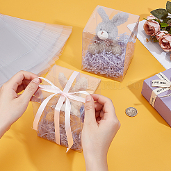 Scatole regalo pieghevoli in plastica trasparente in pvc&nbsp;CON-WH0092-94A