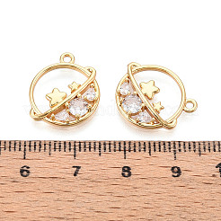 Ottone micro spianare pendenti zirconi&nbsp;KK-N263-75B-G