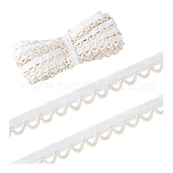 Ruban de coton à bordure simple picot de 10 mètre&nbsp;OCOR-WH0070-142A