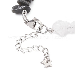 2 bracciale con ciondolo sole e luna in acciaio inossidabile&nbsp;BJEW-JB12922