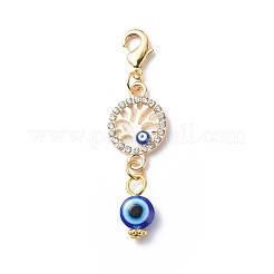 Décorations pendentif thème mauvais œil&nbsp;HJEW-JM00782