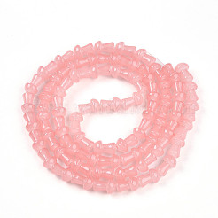 Chapelet de perles en verre baking paint&nbsp;DGLA-N007-01C