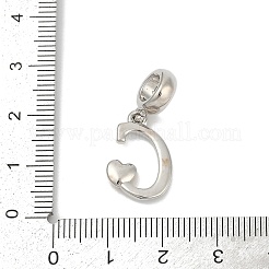 Breloques européens en laiton&nbsp;KK-Z097-01C-GP