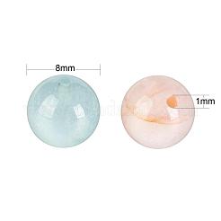 Perline rotonde in morganite naturale da 100 pz 8 mm&nbsp;DIY-LS0002-44
