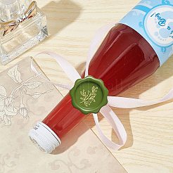 Messing-Wachssiegelstempel mit Holzgriff&nbsp;AJEW-WH0412-0106