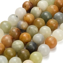 Natürliche Butter Jade Perlen Stränge&nbsp;G-C289-B03-12mm