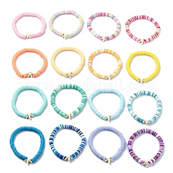 16 stücke 16 stile sommer seestern synthetische türkis armband sets&nbsp;BJEW-JB10912
