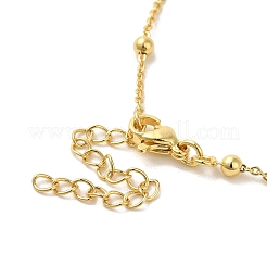 Colliers avec pendentif en forme de cœur&nbsp;NJEW-G082-03D-G
