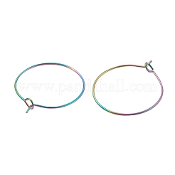 24 pz 4 dimensioni placcatura ionica (ip) 316l acciaio chirurgico orecchini a cerchio risultati&nbsp;STAS-ZZ0001-03M