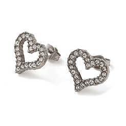 Boucle d'oreille à tige en acier inoxydable 304 avec placage sous vide PVD&nbsp;EJEW-C099-05GP
