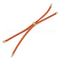 Braccialetto con cordino intrecciato in nylon rotondo regolabile da 3 mm&nbsp;FB-CBAA152-04G-28