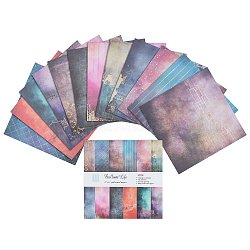 Bloc de papier de scrapbooking Gorgecraft, pour scrapbook album bricolage, carte de voeux, papier de fond, Modèles mixtes, 152x152x0.1mm, 24 feuilles / ensemble.