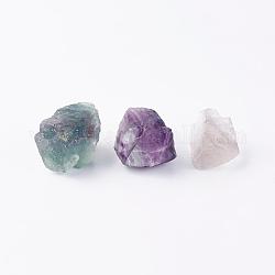 Natürlichen Fluorit Perlen, Nuggets, kein Loch / ungekratzt, Distel, 15~72x15~39x13~32.5 mm, ca. 100 g / Beutel