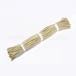 Round Purl Nylon Thread Thread, with PVC Tube inside, Metallic Thread, Gold, 455~465x5mm