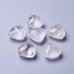 Натуральный кристалл кварца сердце любовь камень, карманный пальмовый камень для балансировки рейки, 25x24~26x13~15 мм