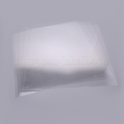 Film protecteur transparent de résistance à hautes températures de PVC, seul côté, carrée, clair, 30.5x30.5x0.015 cm