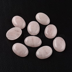 Cabochons de quartz rose naturelle ovale, 30x22x6.5mm