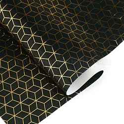 Gift Wrapping Paper Sheets, Rectangle, Folded Flower Bouquet Wrapping Paper Decoration, Black, 700x500mm