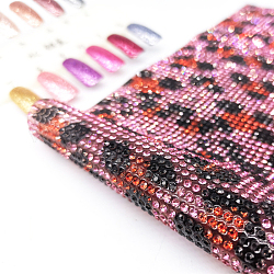 Resin Rhinestone Table Mat Pad Manicure Tools, Rectangle, Colorful, 40x24x0.15cm